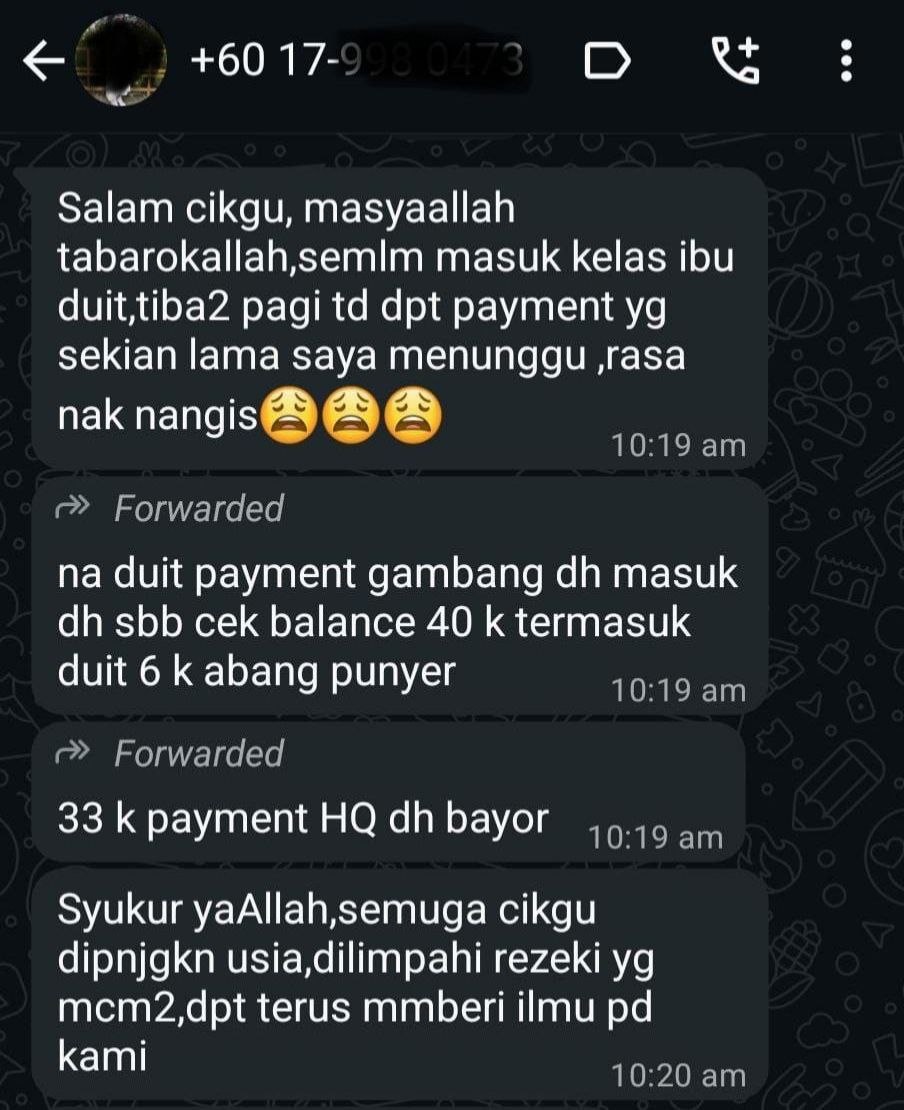 Testimoni Payment