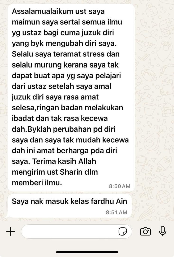 Testimoni Juzuk Diri 3