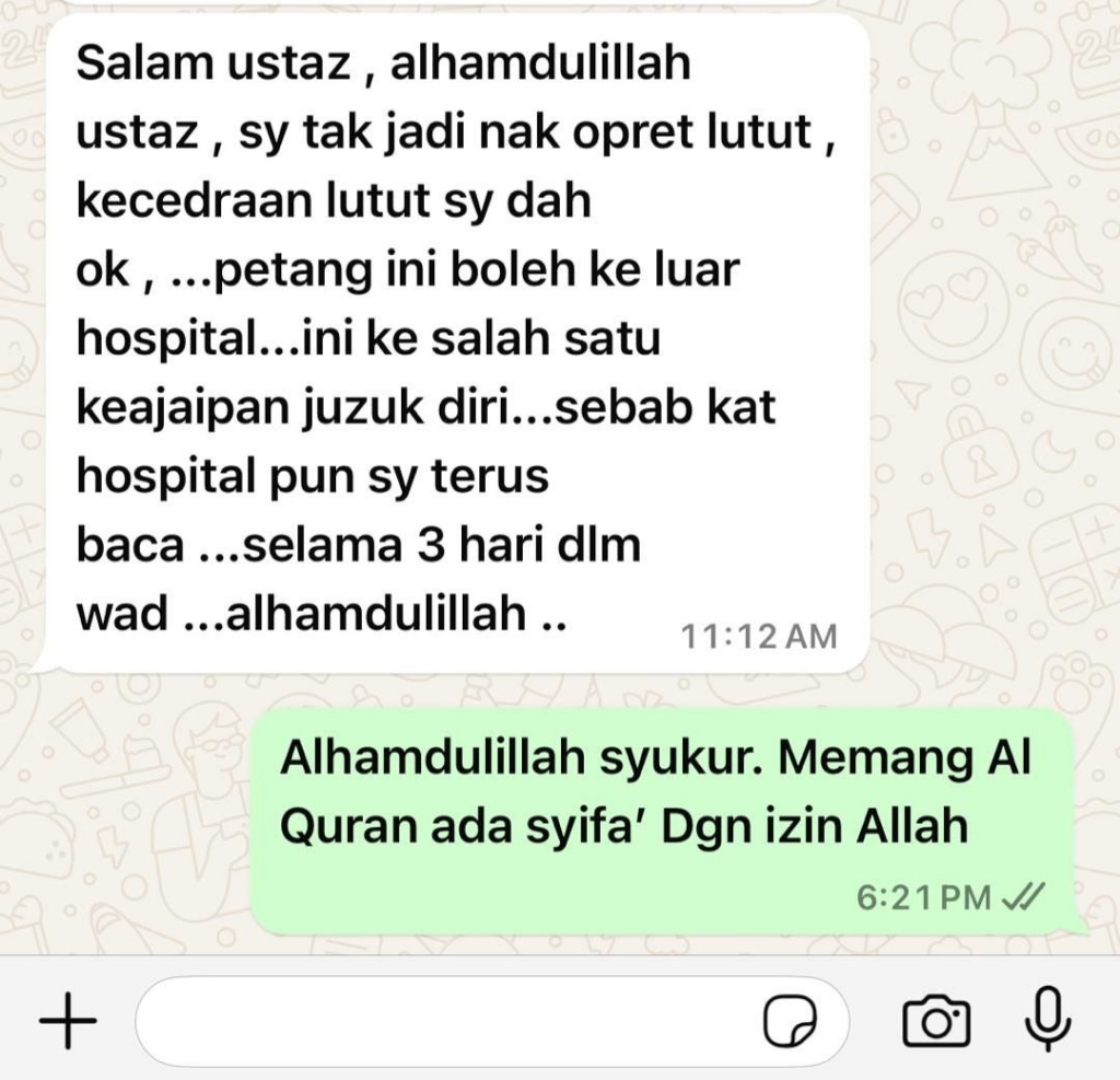 Testimoni Juzuk Diri 6